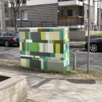 Graffiti - Blockdesign 2 auf Verteilerkasten