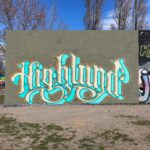 Typograffiti - Schriftzug Highland