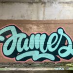 Typograffiti - Schriftzug James