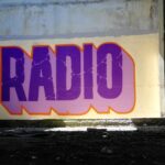 Typograffiti - Schriftzug RADIO