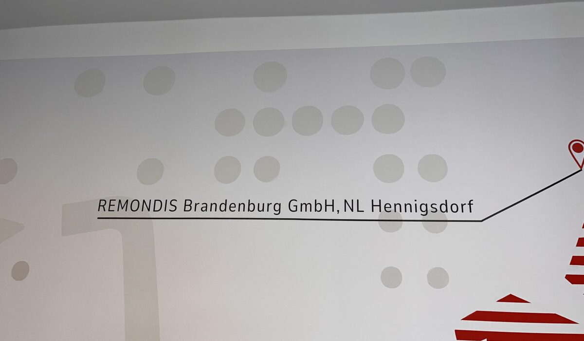 Hintergrunddesign bei der Remondis-Konzeptgestaltung - Grauabstufungen